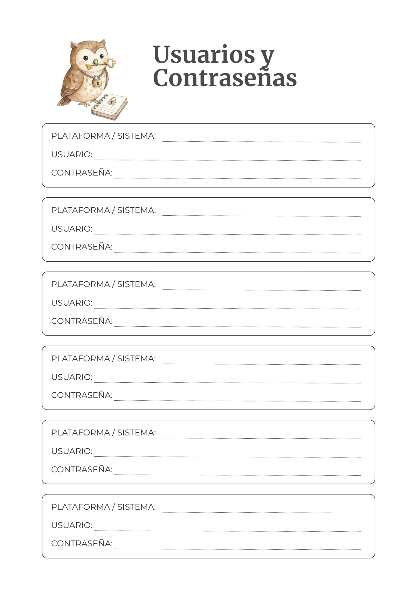 Acceso digital al planner