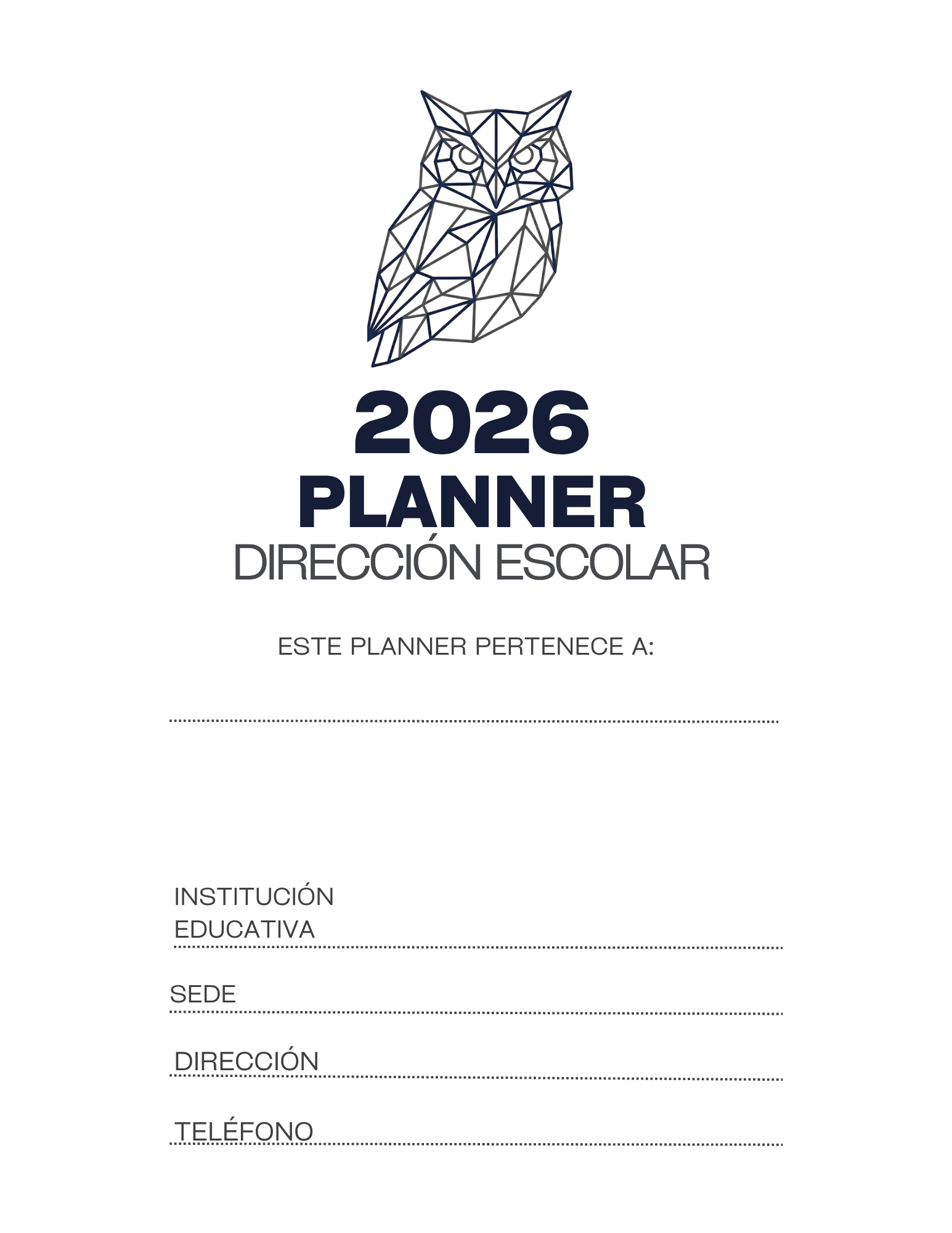 Vista del Planner para Directores