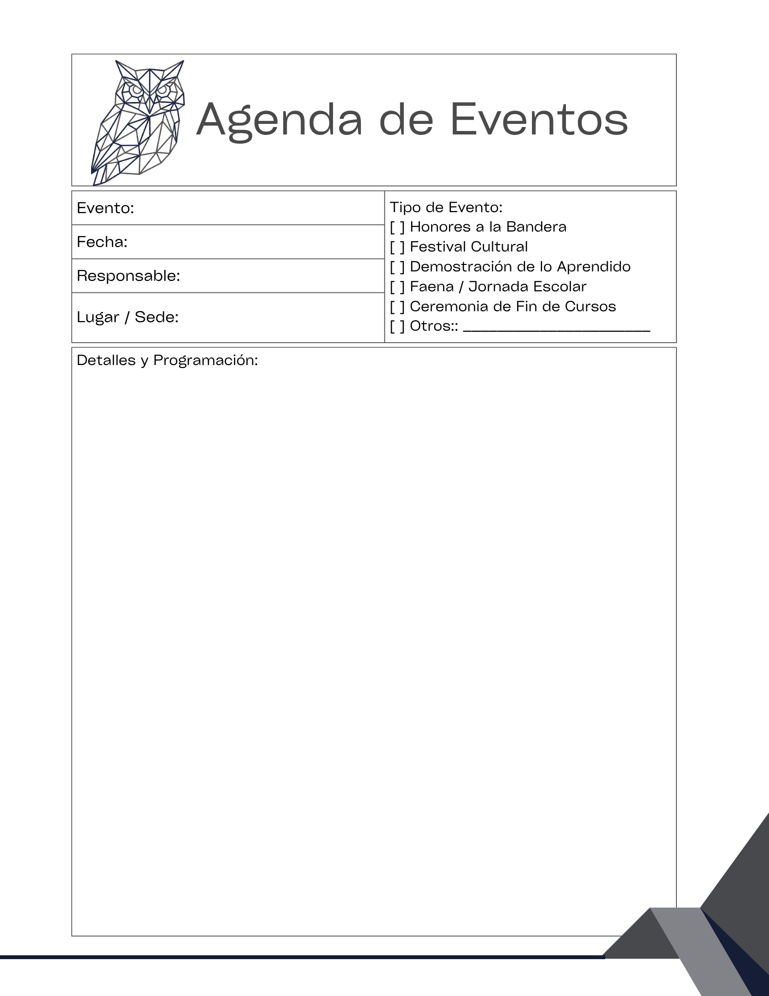 Control administrativo escolar